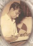 Shailendra At Work - Image Courtesy: Jankavi Shailendra
